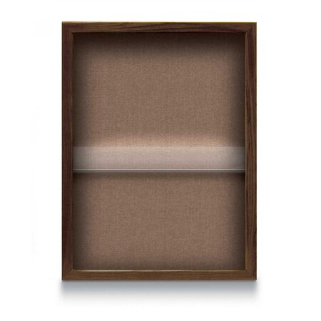 United Visual Products Indoor Enclosed Combo Board, 48"x36", Black Frame/Green & Forbo UVCB4836B-GREEN-FORBO